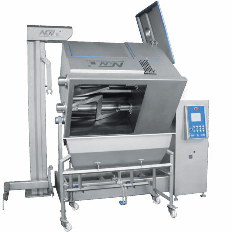 MIX SZ MIX SZ sekoittaja kallistettuna tyhjennysasentoon